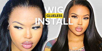A Glueless Lace Wig
